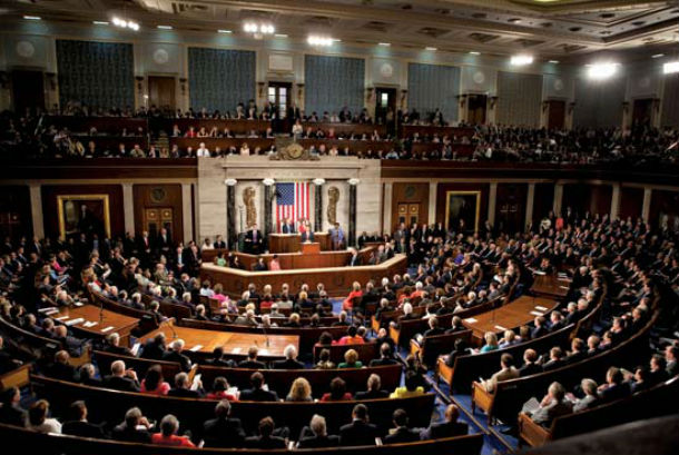 The United States House of Representatives which is the lower chamber of the United States Congress. Photo: File