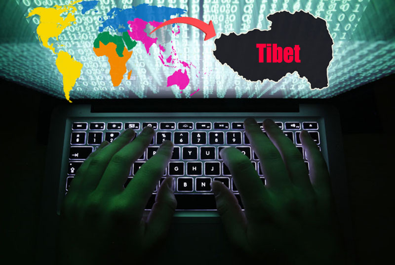 In most parts of Tibet, internet blackouts are the norm. Photo: TPI