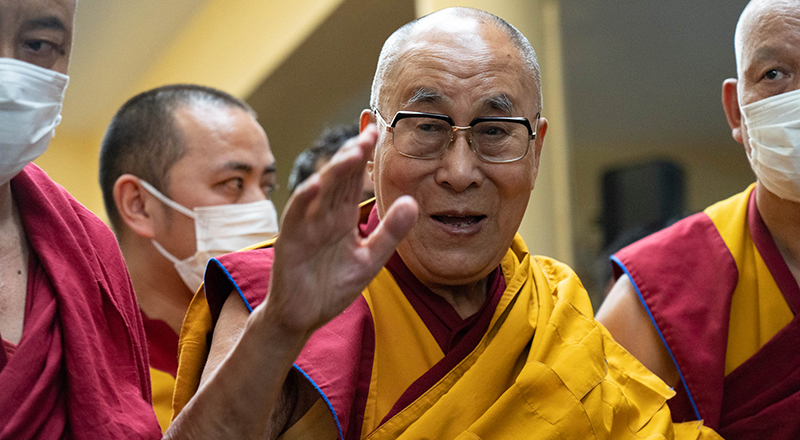 His Holiness the 14th Dalai lama of Tibet. Photo: TPI