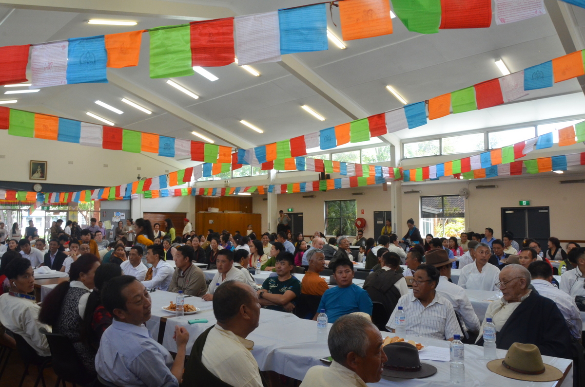 Tibetans in in Sydney, New South Wales, Australia, observe an official function to mark the 29th anniversary of the conferment of Nobel Peace Prize on His Holiness the Dalai Lama, on December 15, 2018. Photo: TPI/Yeshe Choesang