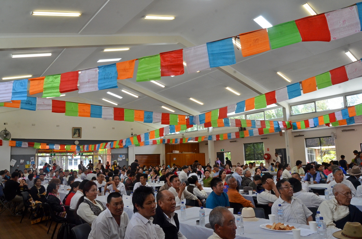 Tibetans in in Sydney, New South Wales, Australia, observe an official function to mark the 29th anniversary of the conferment of Nobel Peace Prize on His Holiness the Dalai Lama, on December 15, 2018. Photo: TPI/Yeshe Choesang