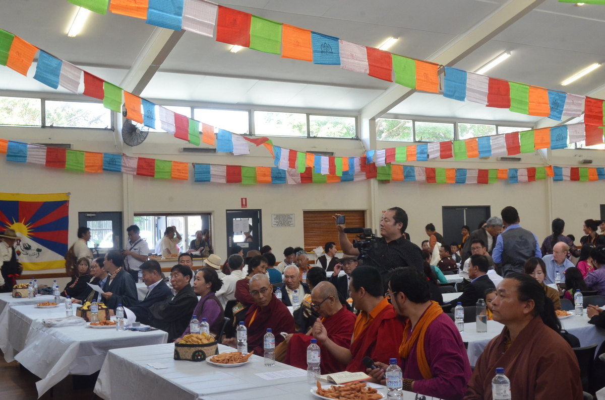 Tibetans in in Sydney, New South Wales, Australia, observe an official function to mark the 29th anniversary of the conferment of Nobel Peace Prize on His Holiness the Dalai Lama, on December 15, 2018. Photo: TPI/Yeshe Choesang