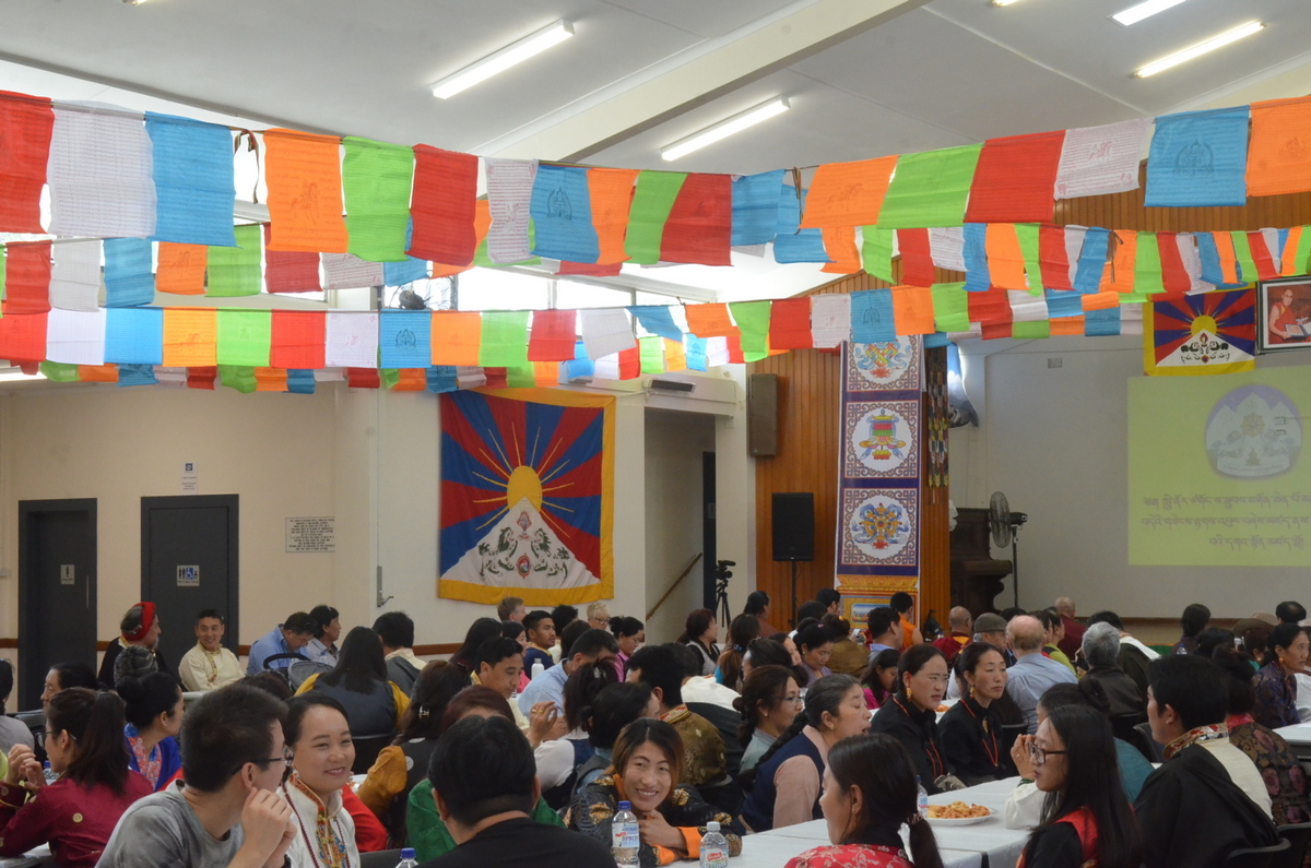 Tibetans in in Sydney, New South Wales, Australia, observe an official function to mark the 29th anniversary of the conferment of Nobel Peace Prize on His Holiness the Dalai Lama, on December 15, 2018. Photo: TPI/Yeshe Choesang