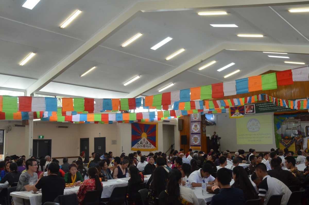 Tibetans in in Sydney, New South Wales, Australia, observe an official function to mark the 29th anniversary of the conferment of Nobel Peace Prize on His Holiness the Dalai Lama, on December 15, 2018. Photo: TPI/Yeshe Choesang